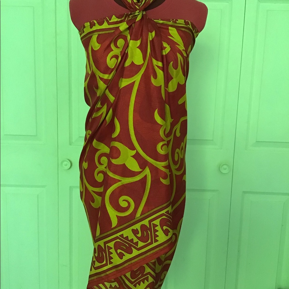 NWOT Handmade Sarong made from Vintage Sari Fabric
